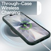 image:imageJETech Matte Case for iPhone 17 Black  MilitaryGrade Protection Frosted Matte Back AntiFingerprint Finish Shockproof Design Minimalist StyleDark Green