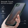 image:imageJETech Matte Case for iPhone 17 Black  MilitaryGrade Protection Frosted Matte Back AntiFingerprint Finish Shockproof Design Minimalist StyleDark Green