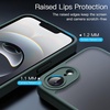 image:imageJETech Matte Case for iPhone 17 Black  MilitaryGrade Protection Frosted Matte Back AntiFingerprint Finish Shockproof Design Minimalist StyleDark Green