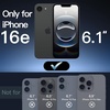 image:imageJETech Matte Case for iPhone 17 Black  MilitaryGrade Protection Frosted Matte Back AntiFingerprint Finish Shockproof Design Minimalist StyleDark Green