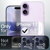 image:imageJETech Matte Case for iPhone 17 Black  MilitaryGrade Protection Frosted Matte Back AntiFingerprint Finish Shockproof Design Minimalist StyleLavender