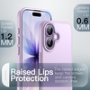 image:imageJETech Matte Case for iPhone 17 Black  MilitaryGrade Protection Frosted Matte Back AntiFingerprint Finish Shockproof Design Minimalist StyleLavender
