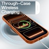 image:imageJETech Matte Case for iPhone 17 Black  MilitaryGrade Protection Frosted Matte Back AntiFingerprint Finish Shockproof Design Minimalist StyleOrange