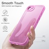 image:imageJETech Matte Case for iPhone 17 Black  MilitaryGrade Protection Frosted Matte Back AntiFingerprint Finish Shockproof Design Minimalist StylePink