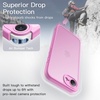 image:imageJETech Matte Case for iPhone 17 Black  MilitaryGrade Protection Frosted Matte Back AntiFingerprint Finish Shockproof Design Minimalist StylePink