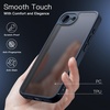 image:imageJETech Matte Case for iPhone 17 Black  MilitaryGrade Protection Frosted Matte Back AntiFingerprint Finish Shockproof Design Minimalist StyleStorm Blue