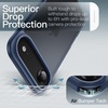 image:imageJETech Matte Case for iPhone 17 Black  MilitaryGrade Protection Frosted Matte Back AntiFingerprint Finish Shockproof Design Minimalist StyleStorm Blue