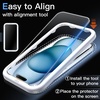 image:imageJETech Matte Screen Protector for iPhone 17 Pro Max 2Pack  AntiGlare 9H Tempered Glass AntiFingerprint Smooth Touch Easy Installation CaseFriendlyiPhone 15 Plus