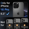 image:imageJETech Matte Screen Protector for iPhone 17 Pro Max 2Pack  AntiGlare 9H Tempered Glass AntiFingerprint Smooth Touch Easy Installation CaseFriendlyiPhone 16 Pro