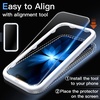 image:imageJETech Matte Screen Protector for iPhone 17 Pro Max 2Pack  AntiGlare 9H Tempered Glass AntiFingerprint Smooth Touch Easy Installation CaseFriendlyiPhone 17