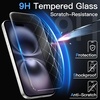 image:imageJETech Matte Screen Protector for iPhone 17 Pro Max 2Pack  AntiGlare 9H Tempered Glass AntiFingerprint Smooth Touch Easy Installation CaseFriendlyiPhone 16