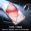 image:imageJETech Matte Screen Protector for iPhone 17 Pro Max 2Pack  AntiGlare 9H Tempered Glass AntiFingerprint Smooth Touch Easy Installation CaseFriendlyiPhone 15