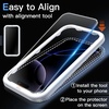 image:imageJETech Matte Screen Protector for iPhone 17 Pro Max 2Pack  AntiGlare 9H Tempered Glass AntiFingerprint Smooth Touch Easy Installation CaseFriendlyiPhone 16 Pro