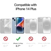 image:imageJETech One Touch Screen Protector for iPhone 17e16e14 2Pack  Auto Alignment Installation HD Clear Full Coverage Tempered Glass BubbleFree ApplicationiPhone 14 Plus