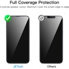 image:imageJETech One Touch Screen Protector for iPhone 17e16e14 2Pack  Auto Alignment Installation HD Clear Full Coverage Tempered Glass BubbleFree ApplicationiPhone 14 Plus