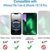image:imageJETech One Touch Screen Protector for iPhone 17e16e14 2Pack  Auto Alignment Installation HD Clear Full Coverage Tempered Glass BubbleFree ApplicationiPhone 17e16e1313 Pro