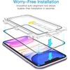 image:imageJETech One Touch Screen Protector for iPhone 17e16e14 2Pack  Auto Alignment Installation HD Clear Full Coverage Tempered Glass BubbleFree ApplicationiPhone 11XR