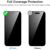 image:imageJETech One Touch Screen Protector for iPhone 17e16e14 2Pack  Auto Alignment Installation HD Clear Full Coverage Tempered Glass BubbleFree ApplicationiPhone 14 Pro