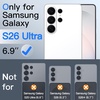 image:imageJETech Privacy Screen Protector for Samsung Galaxy S26 2Pack  AntiSpy Privacy Protection Tempered Glass Easy Installation Tool CaseFriendly AntiScratch DesignGalaxy S26 Ultra