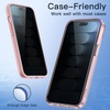 image:imageJETech Privacy Screen Protector for iPhone 16 2Pack  AntiSpy Privacy Protection Tempered Glass Easy Installation Tool AntiScratch DesigniPhone 15