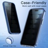 image:imageJETech Privacy Screen Protector for iPhone 16 2Pack  AntiSpy Privacy Protection Tempered Glass Easy Installation Tool AntiScratch DesigniPhone 15 Plus