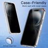 image:imageJETech Privacy Screen Protector for iPhone 16 2Pack  AntiSpy Privacy Protection Tempered Glass Easy Installation Tool AntiScratch DesigniPhone 16