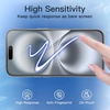 image:imageJETech Privacy Screen Protector for iPhone 16 2Pack  AntiSpy Privacy Protection Tempered Glass Easy Installation Tool AntiScratch DesigniPhone 16