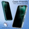 image:imageJETech Privacy Screen Protector for iPhone 16 2Pack  AntiSpy Privacy Protection Tempered Glass Easy Installation Tool AntiScratch DesigniPhone 16 Plus