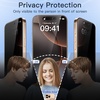 image:imageJETech Privacy Screen Protector for iPhone 16 2Pack  AntiSpy Privacy Protection Tempered Glass Easy Installation Tool AntiScratch DesigniPhone 16 Pro Max