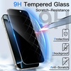 image:imageJETech Privacy Screen Protector for iPhone 16 2Pack  AntiSpy Privacy Protection Tempered Glass Easy Installation Tool AntiScratch DesigniPhone 16 Pro