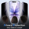 image:imageJETech Privacy Screen Protector for iPhone 16 2Pack  AntiSpy Privacy Protection Tempered Glass Easy Installation Tool AntiScratch DesigniPhone 17