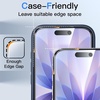 image:imageJETech Privacy Screen Protector for iPhone 16 2Pack  AntiSpy Privacy Protection Tempered Glass Easy Installation Tool AntiScratch DesigniPhone 17