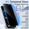 image:imageJETech Privacy Screen Protector for iPhone 16 2Pack  AntiSpy Privacy Protection Tempered Glass Easy Installation Tool AntiScratch DesigniPhone 17 Pro