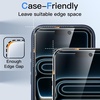 image:imageJETech Privacy Screen Protector for iPhone 16 2Pack  AntiSpy Privacy Protection Tempered Glass Easy Installation Tool AntiScratch DesigniPhone 17 Pro