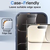 image:imageJETech Privacy Screen Protector for iPhone 16 2Pack  AntiSpy Privacy Protection Tempered Glass Easy Installation Tool AntiScratch DesigniPhone Air