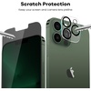image:imageJETech Privacy Screen Protector for iPhone 17 Pro Max 22 Pack  AntiSpy Tempered Glass with Camera Lens Protector Easy Installation TooliPhone 13 Pro