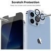 image:imageJETech Privacy Screen Protector for iPhone 17 Pro Max 22 Pack  AntiSpy Tempered Glass with Camera Lens Protector Easy Installation TooliPhone 13 Pro Max