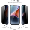 image:imageJETech Privacy Screen Protector for iPhone 17 Pro Max 22 Pack  AntiSpy Tempered Glass with Camera Lens Protector Easy Installation TooliPhone 14 Plus
