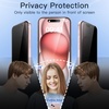 image:imageJETech Privacy Screen Protector for iPhone 17 Pro Max 22 Pack  AntiSpy Tempered Glass with Camera Lens Protector Easy Installation TooliPhone 15