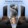 image:imageJETech Privacy Screen Protector for iPhone 17 Pro Max 22 Pack  AntiSpy Tempered Glass with Camera Lens Protector Easy Installation TooliPhone 15 Pro