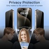 image:imageJETech Privacy Screen Protector for iPhone 17 Pro Max 22 Pack  AntiSpy Tempered Glass with Camera Lens Protector Easy Installation TooliPhone 15 Pro Max