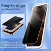 image:imageJETech Privacy Screen Protector for iPhone 17 Pro Max 22 Pack  AntiSpy Tempered Glass with Camera Lens Protector Easy Installation TooliPhone 16 Pro Max