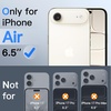 image:imageJETech Privacy Screen Protector for iPhone 17 Pro Max 22 Pack  AntiSpy Tempered Glass with Camera Lens Protector Easy Installation TooliPhone Air