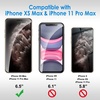 image:imageJETech Privacy Screen Protector for iPhone 17e16e13 Pro13 2Pack  AntiSpy Privacy Protection Tempered Glass Face ID CompatibleiPhone 11 Pro MaxXS Max