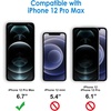 image:imageJETech Privacy Screen Protector for iPhone 17e16e13 Pro13 2Pack  AntiSpy Privacy Protection Tempered Glass Face ID CompatibleiPhone 12 Pro Max
