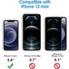 image:imageJETech Privacy Screen Protector for iPhone 17e16e13 Pro13 2Pack  AntiSpy Privacy Protection Tempered Glass Face ID CompatibleiPhone 12 mini