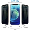 image:imageJETech Privacy Screen Protector for iPhone 17e16e13 Pro13 2Pack  AntiSpy Privacy Protection Tempered Glass Face ID CompatibleiPhone 12 mini