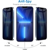 image:imageJETech Privacy Screen Protector for iPhone 17e16e13 Pro13 2Pack  AntiSpy Privacy Protection Tempered Glass Face ID CompatibleiPhone 13 Pro Max
