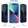 image:imageJETech Privacy Screen Protector for iPhone 17e16e13 Pro13 2Pack  AntiSpy Privacy Protection Tempered Glass Face ID CompatibleiPhone 13 mini