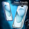 image:imageJETech Screen Protector for iPhone 17 3Pack  9H Tempered Glass HD Clear AntiScratch Protection Easy Installation TooliPhone 15 Plus